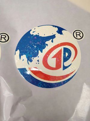 Einfach zu schälen Holographische Siegel Aufkleber UV-Widerstandsdruck Dauerhaft wasserdichtes Laserlabel für Logo