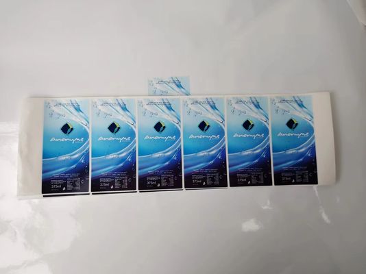 Anpassungsfähige selbstklebende Blechrolle Schnittform Verpackungsaufkleber mit Wärmeübertragung